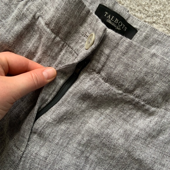 Talbots Linen Trousers - EUC - Size 16 - Picture 5 of 6